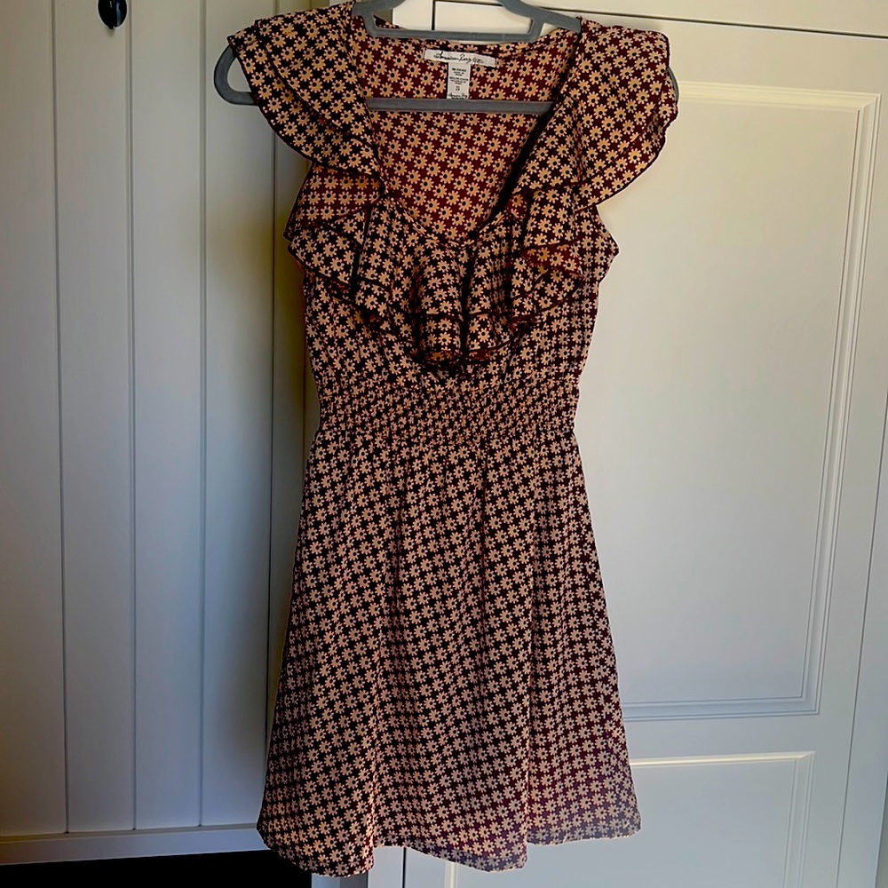 American Rag  Ruffle Dress. Size Small  Prairie cowgirl country cottagecore